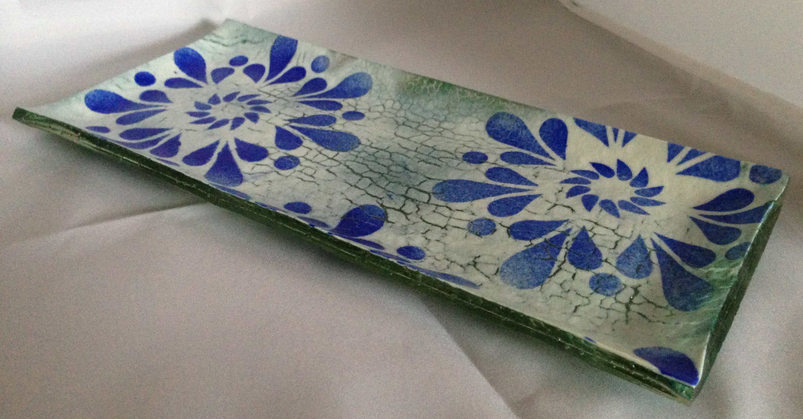 Elegant Fused Glass by Karen Elegant fused glass art is handcrafted