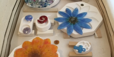 Fused Glass Flowers