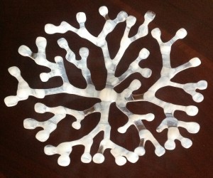 Fused Glass Lattice Bowl  #1