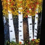 Fused Glass Aspens Fused Glass Aspens
