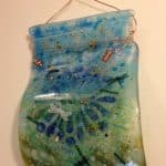 Custom Fused Glass Lawn Art