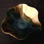 Fused Glass Vanilla Bowl Fused Glass Vanilla Bowl