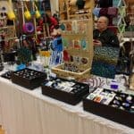 I had 2 tables and was able to really display a lot of my beautiful Fused Glass! doherty 2013 b