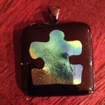 Puzzle Pendant representing Autism Awareness. Puzzle Pendant representing Autism Awareness.