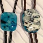 Fused Glass Bolo Ties