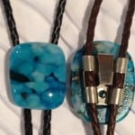 Fused Glass Bolo Ties