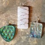 Wire Wrapped Fused Glass