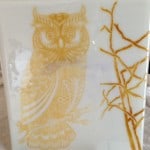 Fused Glass Owl