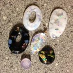 Fused Glass "Opals"
