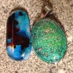 Fused Glass October Birthstone Tourmaline