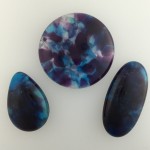 Fused Glass Tanzanite