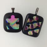 Fused Glass Awareness Ribbons