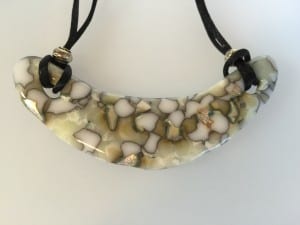 Fused Glass Bib Necklace