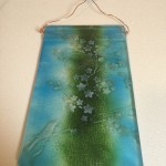 fused glass garden art