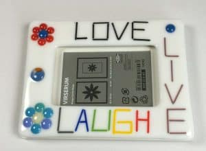 Fused Glass Picture Frame