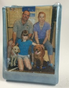 Fused Glass Picture frame