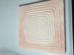 A handmade texture mold created by Paul