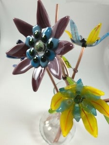 Fused Glass Flowers