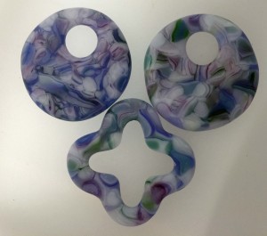 Art Glass - fused glass pendants