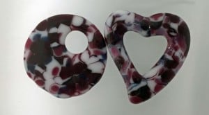 Art Glass - fused glass pendants