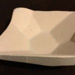 slumping mold for fused glass bowl