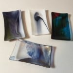 Small Fused Glass Soap Dishes