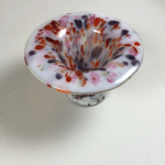 fused glass drape and drop
