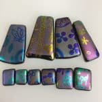 Fused Glass Shimmer Jewelry – Tanya / AAE Glass