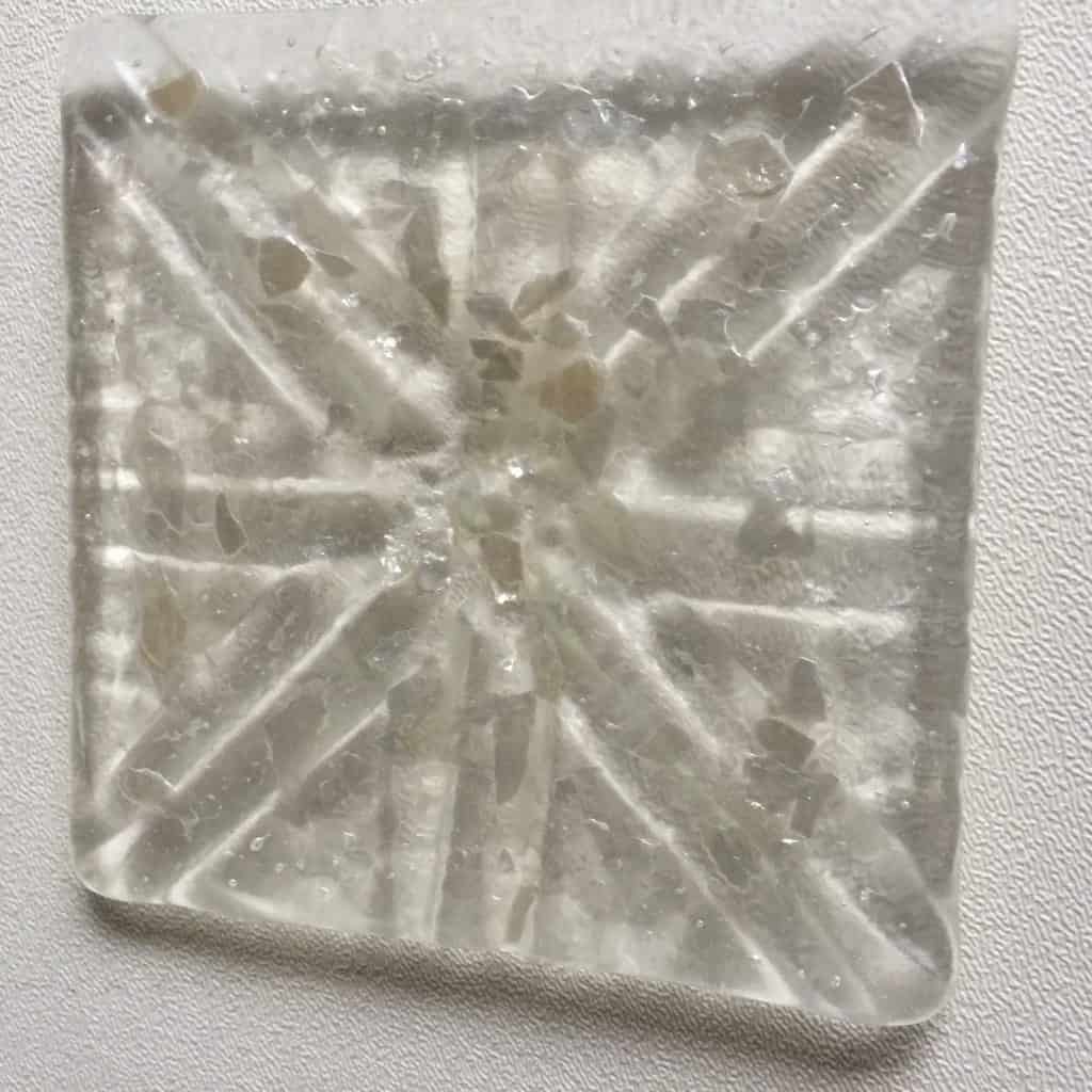 Fused Glass with Mica Elegant Fused Glass by Karen