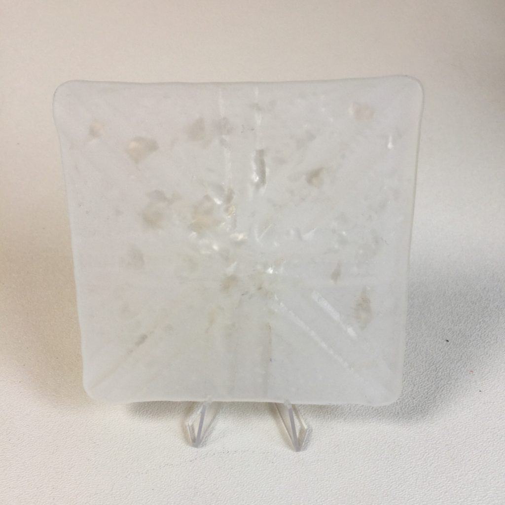 Fused Glass with Mica Elegant Fused Glass by Karen