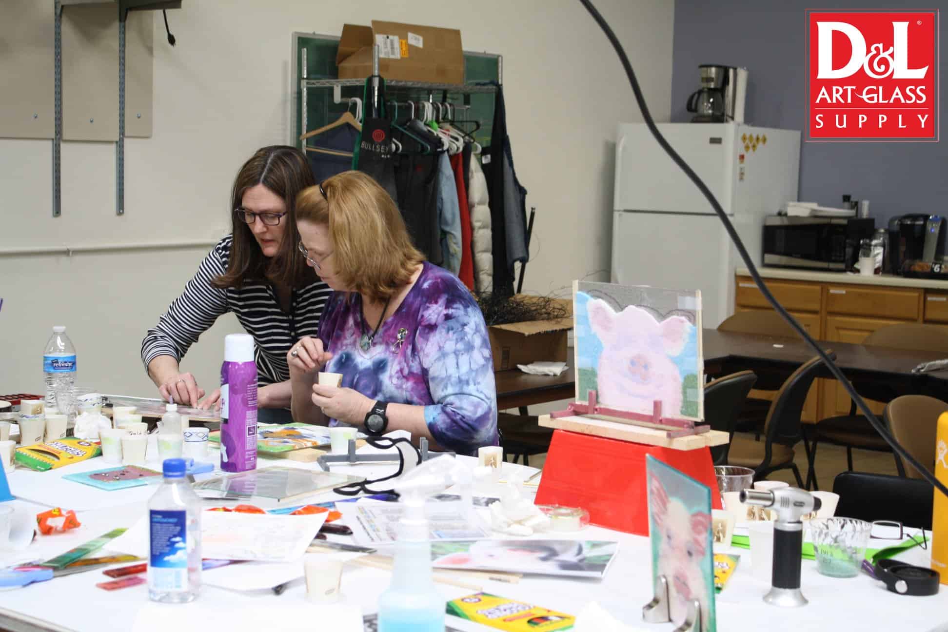 D&L Fused Glass Classes Elegant Fused Glass by Karen